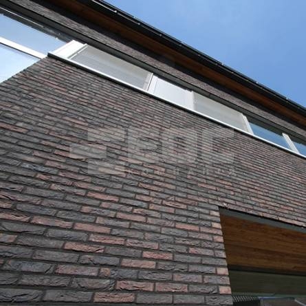 Фасадная плитка ручной формовки 76 Carbon WF 210x20x50