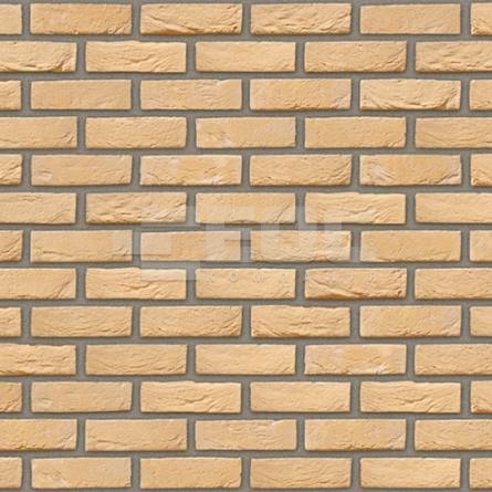 Фасадная плитка ручной формовки 7 Geel Zilverzand М50 190x20x50