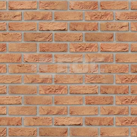 Фасадная плитка ручной формовки 6 Rose DF 210x20x65