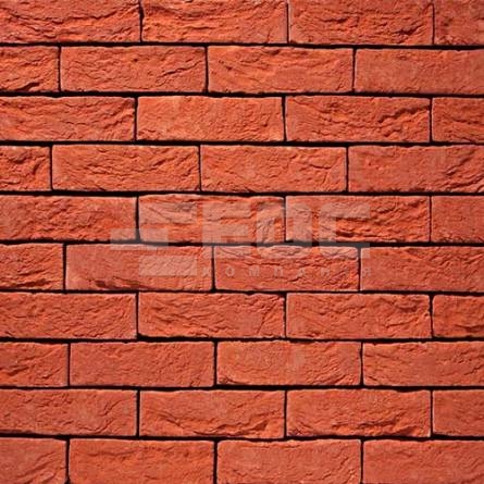 Фасадная плитка ручной формовки 11 Terra Rood DF 210x20x65