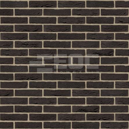 Фасадная плитка ручной формовки 1 Zwart Mangaan DF 210x20x65
