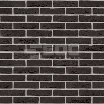 Фасадная плитка ручной формовки 1 Zwart Mangaan DF 210x20x65