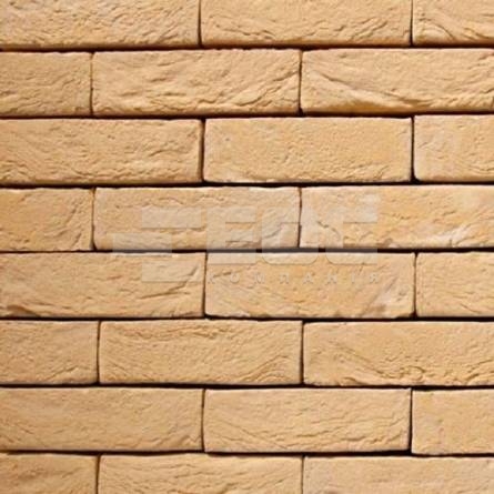 Фасадная плитка ручной формовки 7 Geel Zilverzand М50 190x20x50