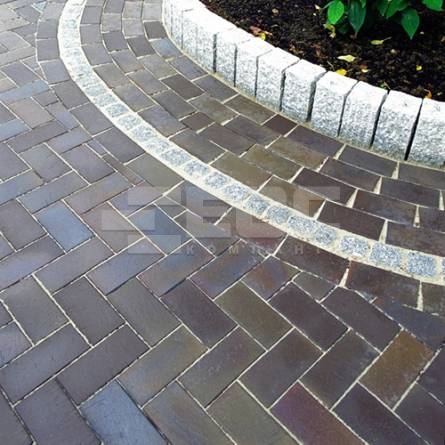 Тротуарная клинкерная брусчатка Bautzen 200x100x52