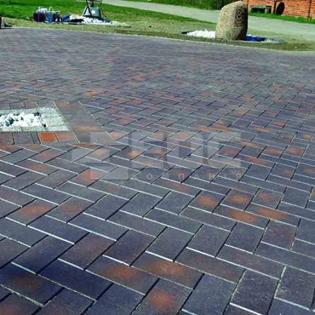 Тротуарная клинкерная брусчатка Calau 200x100x52