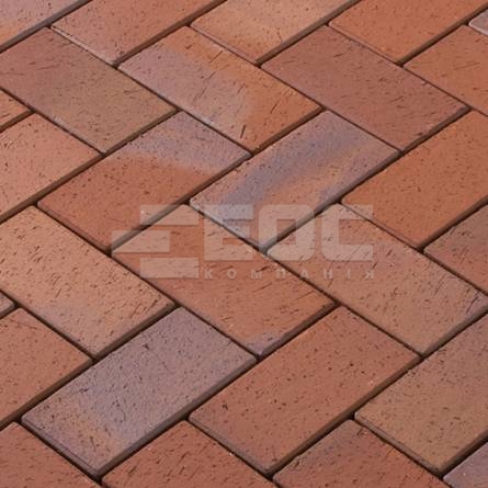 Тротуарная клинкерная брусчатка Zittau 200x100x45