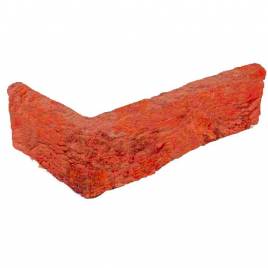 Угловая плитка ручной формовки 221 BO Becton Red DF 210/100х65х20
