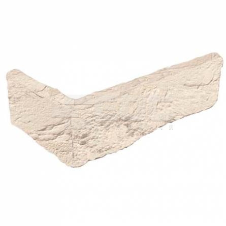 Угловая плитка ручной формовки 38 Creme DF 210/100х65х20