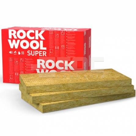 Базальтовая вата Rockwool Superrock 1000х610х100 купить в Киеве. Фото, цена, продажа