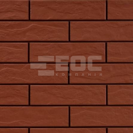 	Клинкерная фасадная плитка Rot рустикальная 245х65х7