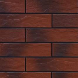 Клінкерна фасадна плитка Cerrad Rot Cieniowany рустикальна 245х65х7