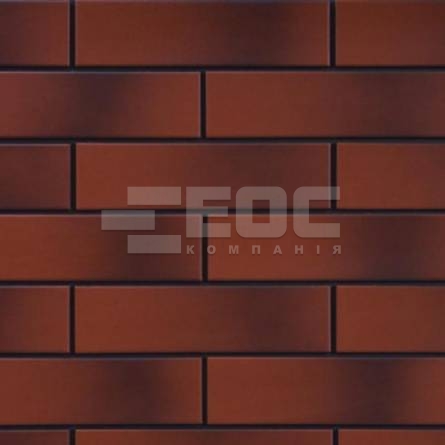 	Клинкерная фасадная плитка Rot Cieniowany гладкая 245х65х7