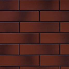 Клинкерная фасадная плитка Cerrad Burgund Cieniowany гладкая 245х65х7
