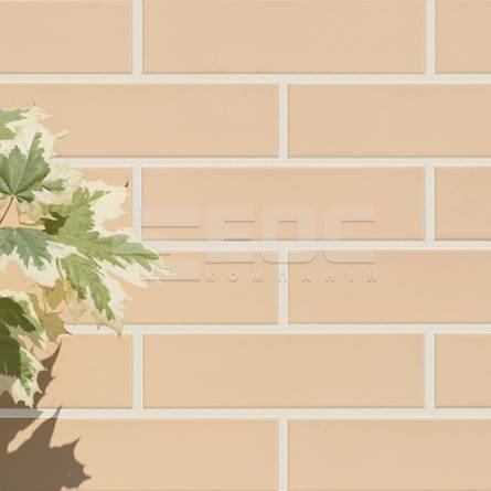 Клинкерная фасадная плитка Piaskowe гладкая 245х65х7