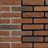 Цегла ручного формування Engels Oranje Blauw Bont DF 215x101x65
