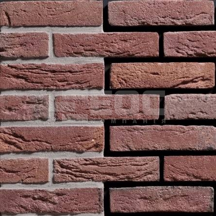 Фасадна плитка ручного формування Donkerrood Gereduceerd WF 210x20x50