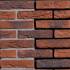 Фасадная плитка ручной формовки Limburgs Oranje Bont DF 215x20x65
