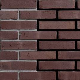 Фасадная плитка ручной формовки Purper Bont Gereduceerd WF 210x20x50