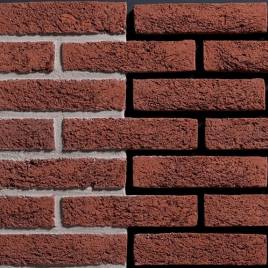 Фасадная плитка ручной формовки Rood Bezaagseld DF 215x20x65