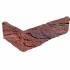 Угловая плитка ручной формовки Blauw Paars Antiek DF 215/100х65х20  