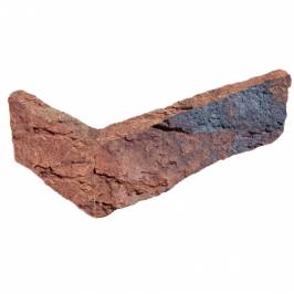 Угловая плитка ручной формовки Koper Roodbont DF 215/100х65х20