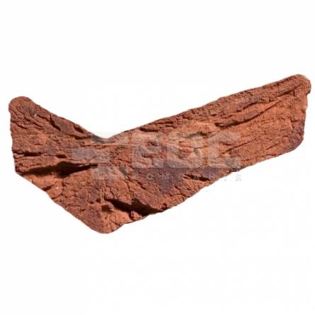 Угловая плитка ручной формовки Limburgs Oranje Bont WF 210/100х50х20