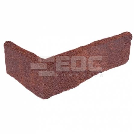 Угловая плитка ручной формовки Royal Rosso DF 215/100х65х20