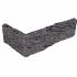 Угловая плитка ручной формовки Zwart Bezaagseld WF 210/100х50х20