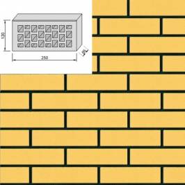 Клинкерный кирпич Евротон Корсика 250х120х65