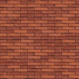 Фасадна плитка ручного формування 221 B0 Becton Red DF 210x20x65