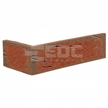 Угловая клинкерная фасадная плитка R698 LDF14 290/93х52х14