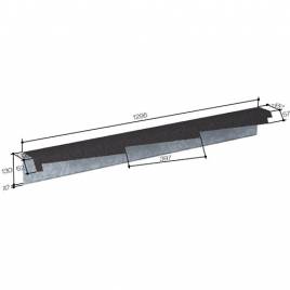 Кожух вітрової дошки лівий 400 Dark Silver
