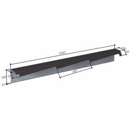 Кожух вітрової дошки правий 368 Dark Silver