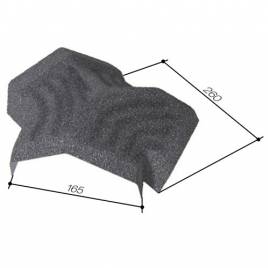 Трійник для трикутного гребня 15-45 Charcoal