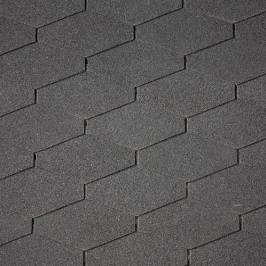 Битумная черепица Diamant 01 Black