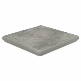 Клинкерная угловая ступень Quarz grau 320x320x9,5