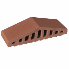 Профильный кирпич для ограждений 01 Ruby-Red 310/250х100х78 