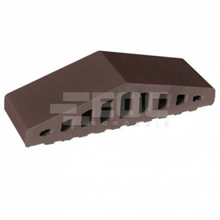 Профільна цегла для огорожі 03 Natural Brown 310/250х100х78