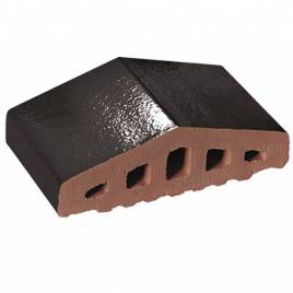 Профильный кирпич для ограждений 17 Onyx Black 180/120х100х58