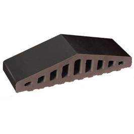 Профильный кирпич для ограждений 18 Volcanic Black 310/250х100х78 