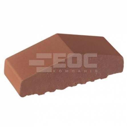 Профильный кирпич для ограждений полнотелый 01 Ruby-Red 180/120х65х58