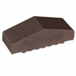 Профильный кирпич для ограждений полнотелый 03 Natural Brown 180/120х65х58