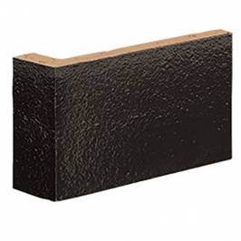 Кутова клінкерна плитка King Klinker 17 Onyx Black 120/35х65х10