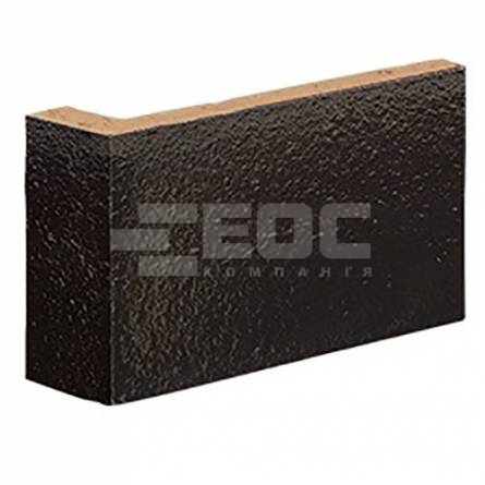 Кутова клінкерна плитка King Klinker 17 Onyx Black 120/35х65х10