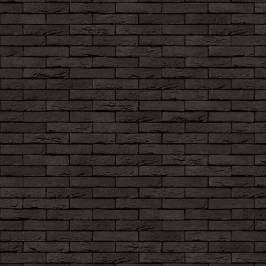 Кирпич ручной формовки Vandersanden 1 Zwart Mangaan WF-S 214x72x50