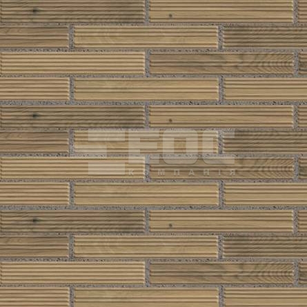 Клинкерная фасадная плитка Paradyz Carrizo Wood MIX структурная матовая 66х400х11
