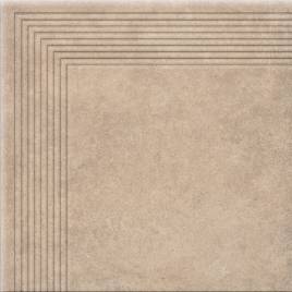 Клінкерна кутова сходинка Cerrad Cottage masala 300x300x9