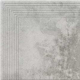 Клінкерна кутова сходинка Cerrad Piatto Gris 300x300x9