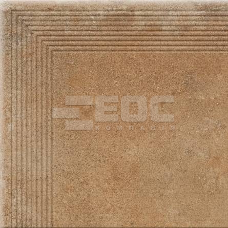 Клінкерна кутова сходинка Cerrad Piatto Honey 300x300x9