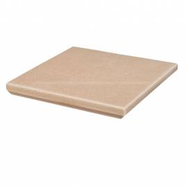 Клінкерна кутова сходинка з капіносом Paradyz Mattone Sabbia Beige 330х330х38
